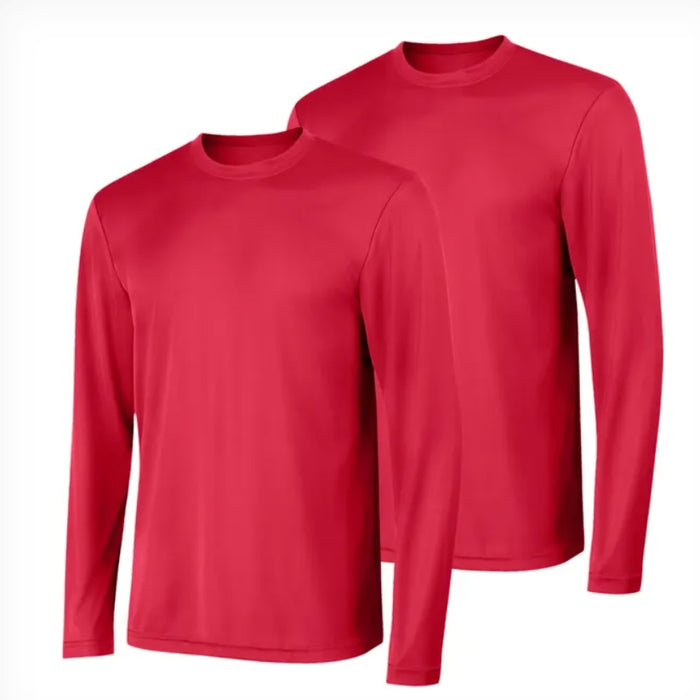 חולצת דרייפיט ממותגת לגבר שרוול ארוך - 100% דרייפיט dri-fit מנדפת זיעה במבחר צבעים