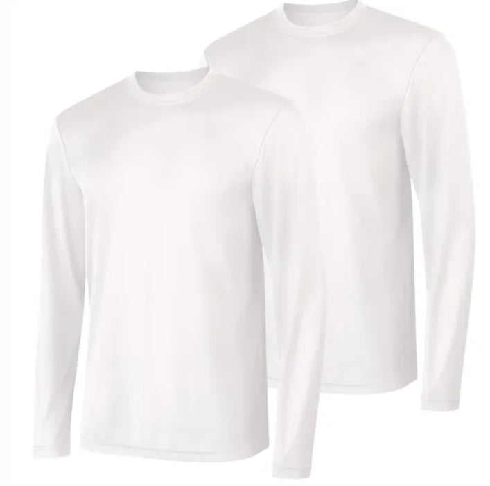 חולצת דרייפיט לגבר שרוול ארוך - 100% דרייפיט dri-fit מנדפת זיעה במבחר צבעים