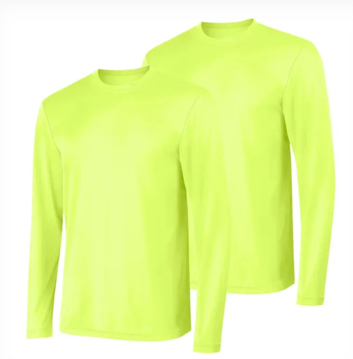 חולצת דרייפיט ממותגת לגבר שרוול ארוך - 100% דרייפיט dri-fit מנדפת זיעה במבחר צבעים