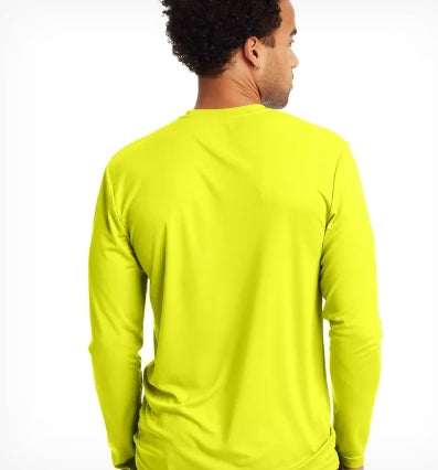 חולצת דרייפיט ממותגת לגבר שרוול ארוך - 100% דרייפיט dri-fit מנדפת זיעה במבחר צבעים