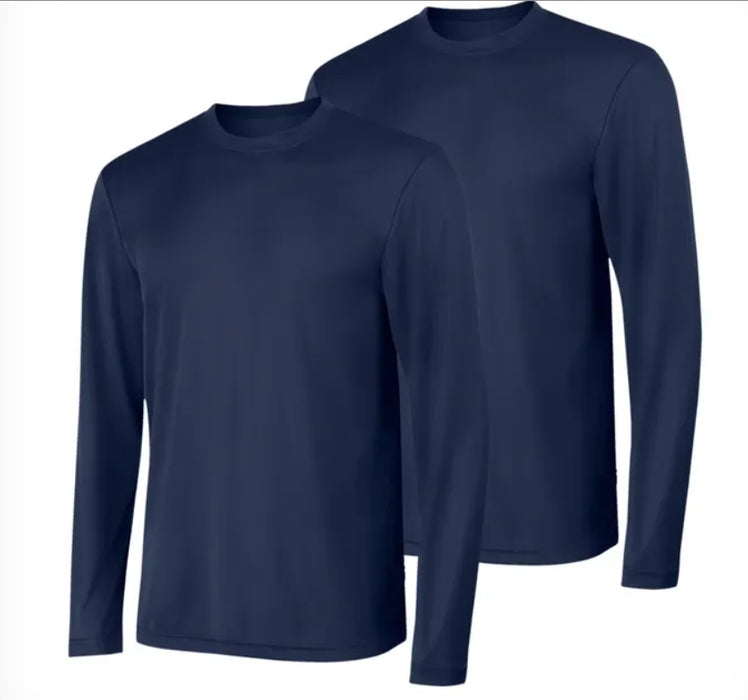 חולצת דרייפיט ממותגת לגבר שרוול ארוך - 100% דרייפיט dri-fit מנדפת זיעה במבחר צבעים