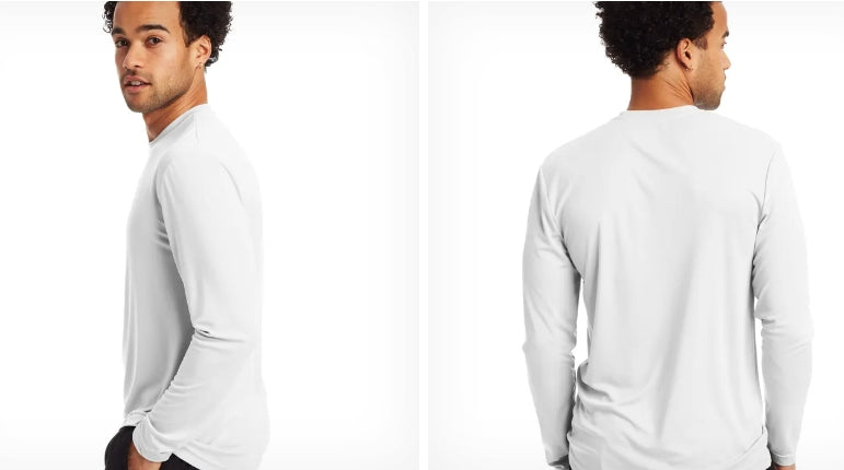 חולצת דרייפיט לגבר שרוול ארוך - 100% דרייפיט dri-fit מנדפת זיעה במבחר צבעים