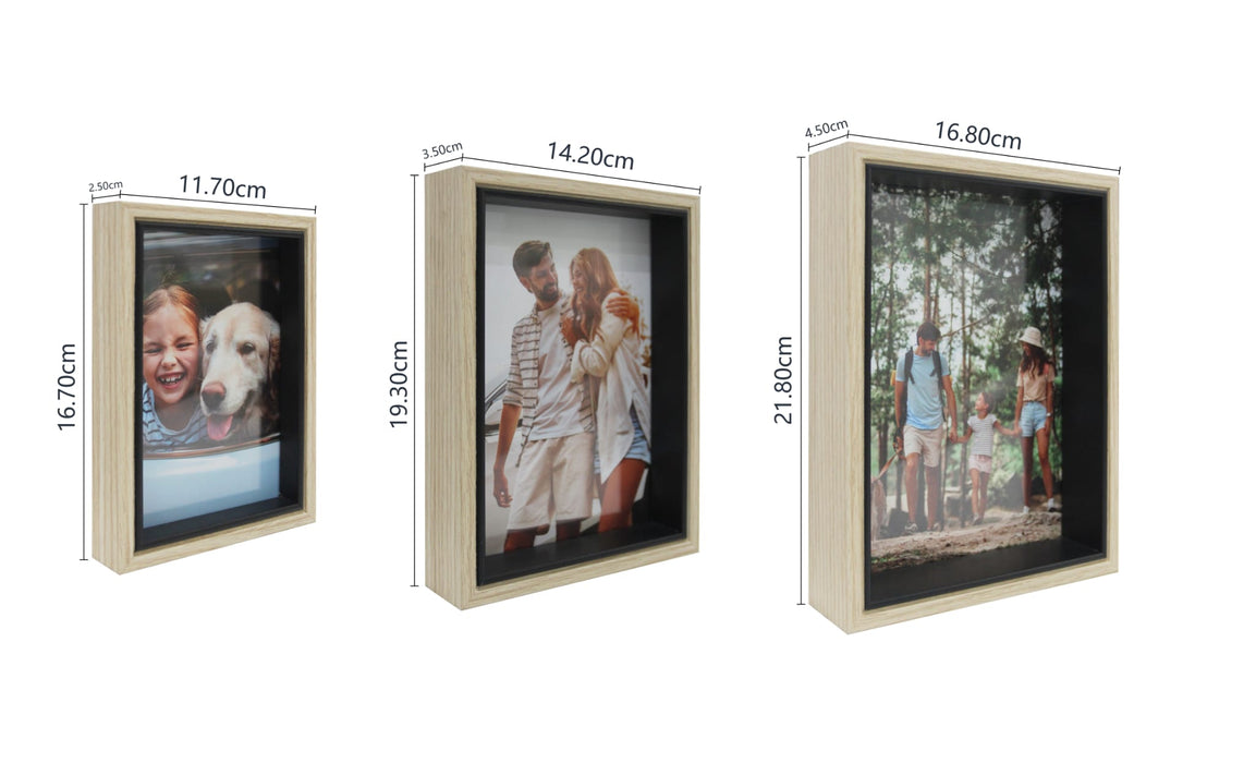 מסגרת תמונה משולבת בשלושה גדלים