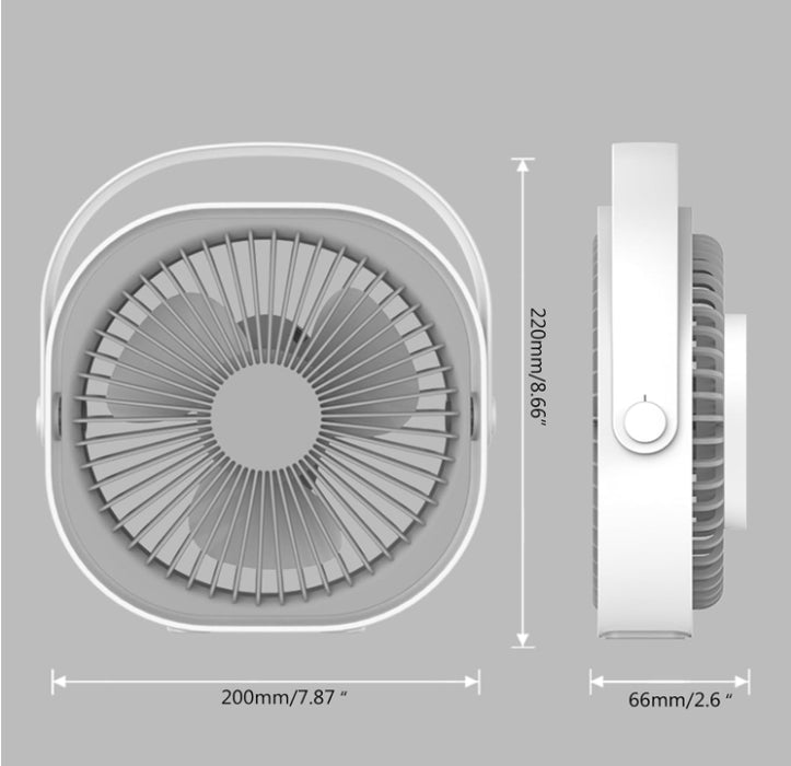 מאוורר שולחני ניטען 2163