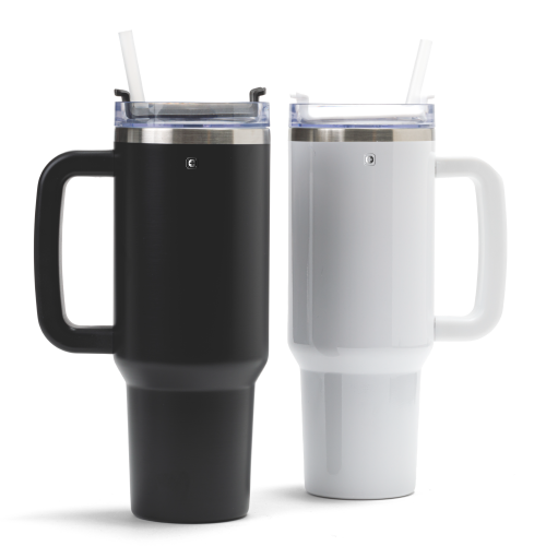 כוס תרמוס עם קש שומרת חום/קור 1200 מ״ל   SWISS PEASE