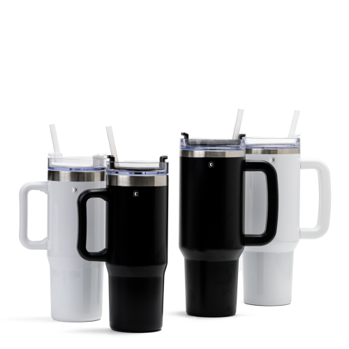 כוס תרמוס עם קש שומרת חום/קור 1200 מ״ל   SWISS PEASE