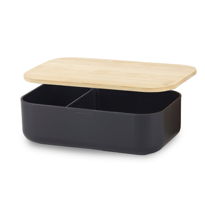 קופסת אוכל מהודרת עם מכסה במבוק – Choice