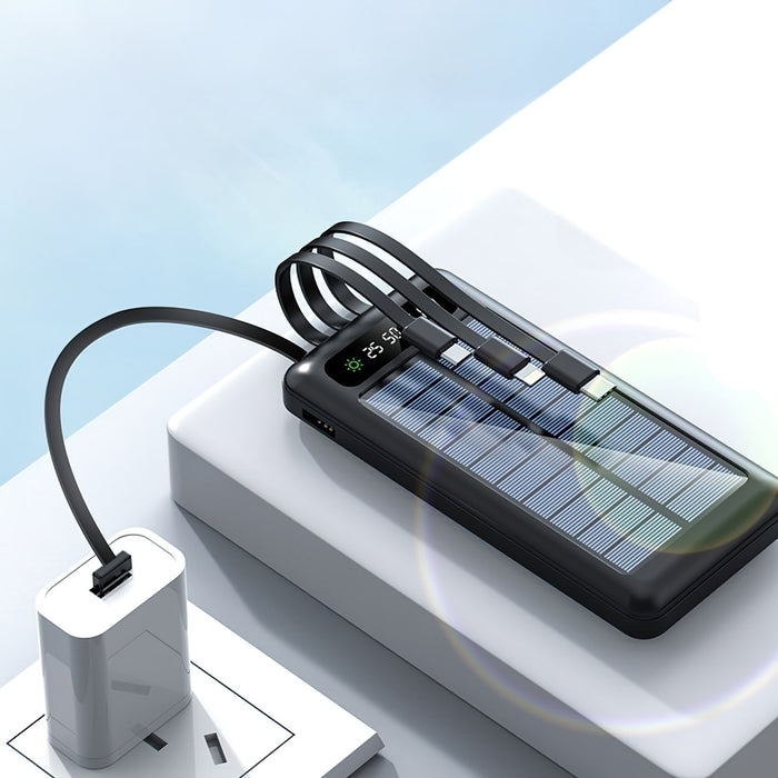 סולארי מטען נייד עם פאנל סולארי