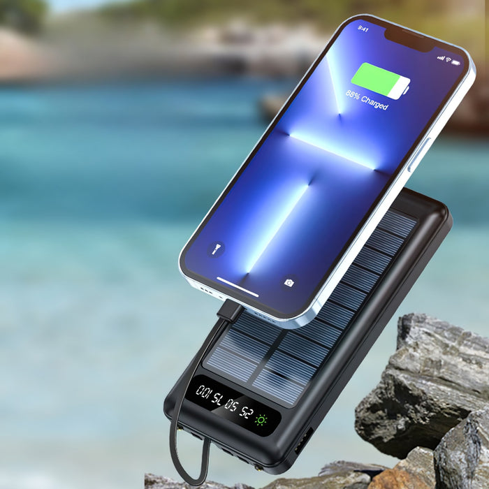 סולארי מטען נייד עם פאנל סולארי