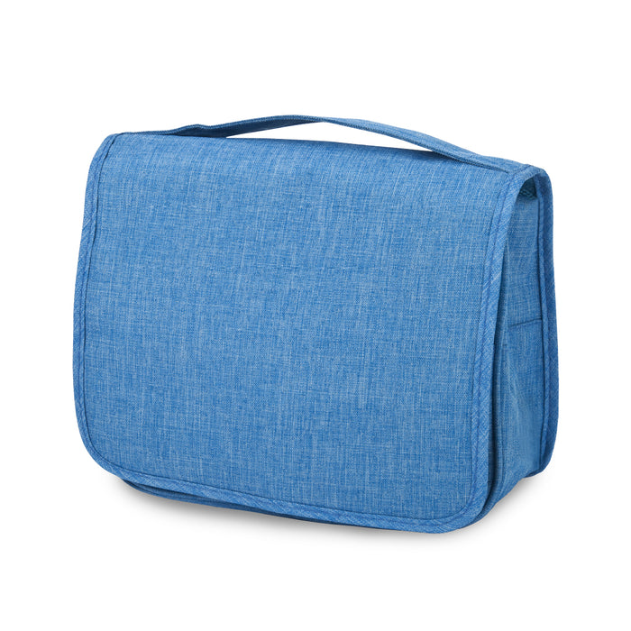 תיק כלי רחצה נפתח לתליה ממותג | תיק רחצה מתקפל |