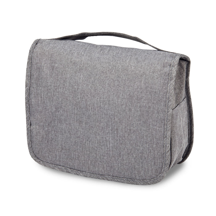 תיק כלי רחצה נפתח לתליה ממותג | תיק רחצה מתקפל |