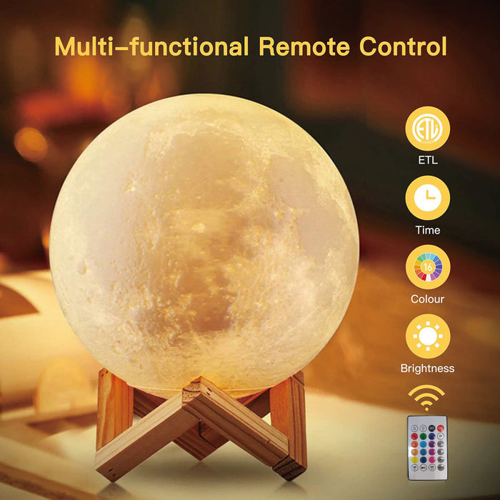 USB6069 מנורת אווירה עם רמקול – לונה MOON