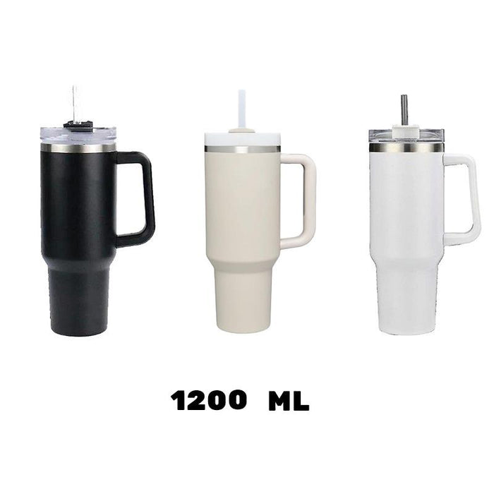 SOFTCUP כוס טרמית 1200 מ״ל | כוס טרמית עם ידית | כוס טרמית גדולה 1.2 ליטר | ספל טרמי 1.2 ליטר | ספל שומר קור חום 1.2 ליטר | ספל חםקר 1200 מ"ל | ספל תרמי 1.2 ליטר למיתוג |