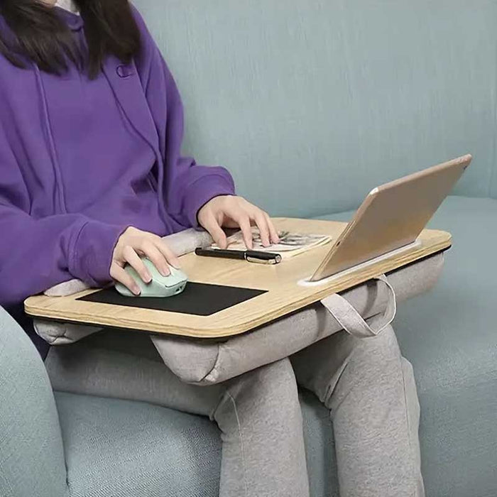 תאור משטח עבודה למחשב נייד | מגש פינוק למחשב נייד/טאבלט משטח עבודה רחב עם פד לעכבר