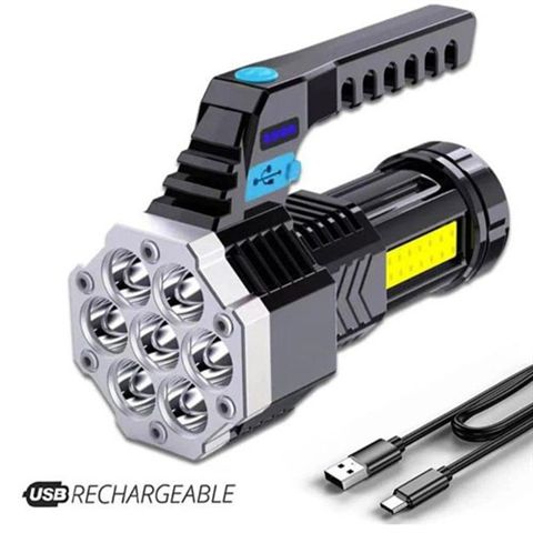 Lifestyle Flashlight Outdoor פנס נטען 100,000 לומן מבית