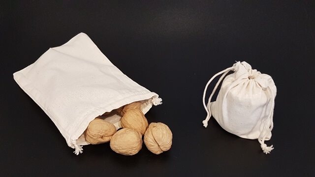 שקית כותנה / שקיות כותנה בגדלים שונים