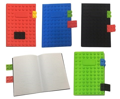 מחברות - פולדרים - מכתביות - מחברת לגו מחברות לגו בשני גדלים A6 ו A5