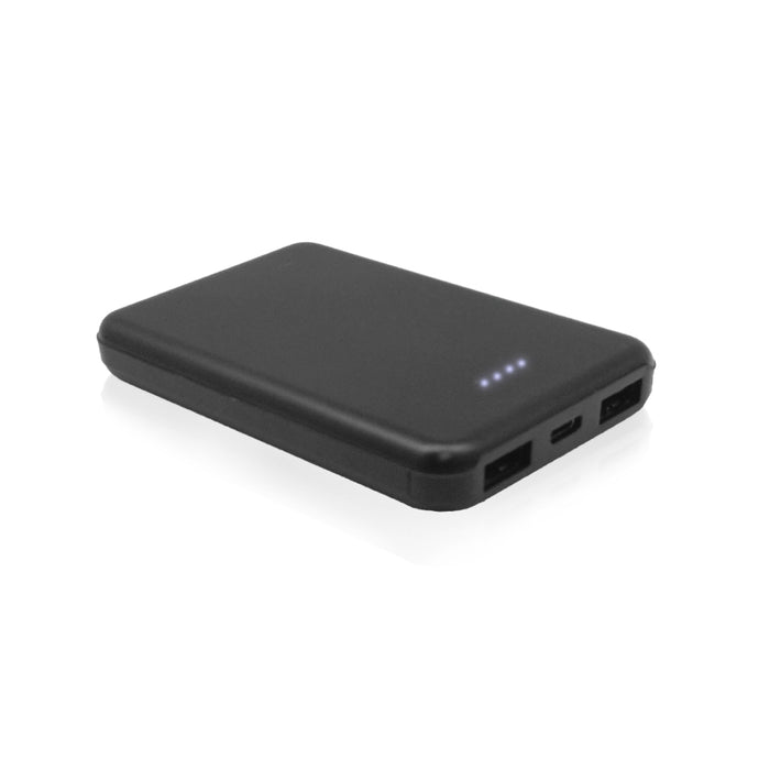 סוללת גיבוי קומפקטית עם 2 יציאות USB