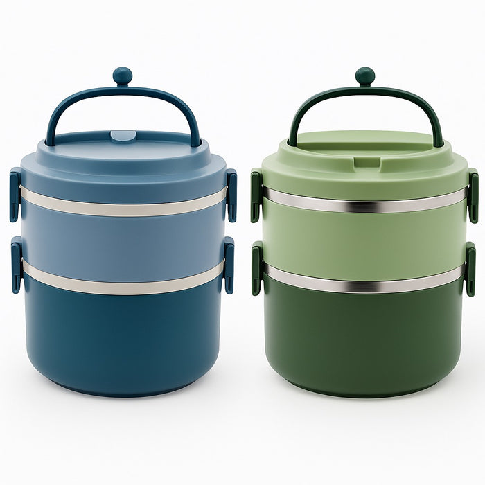 קופסת אוכל 2 קומות 1700 מ״ל