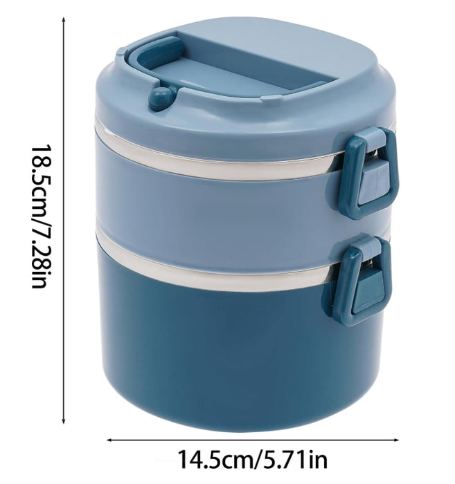 קופסת אוכל 2 קומות 1700 מ״ל