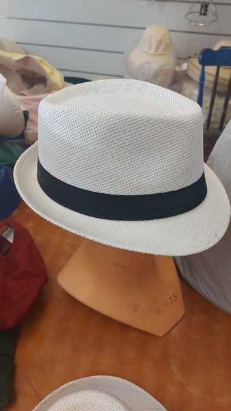 מגבעת יוניסקס מיוטה | ג'מייקה - מגבעת מעוצבת עשויה קש מק"ט: KR2218 | כובע קש לגבר | כובע קש | מגבעת קש