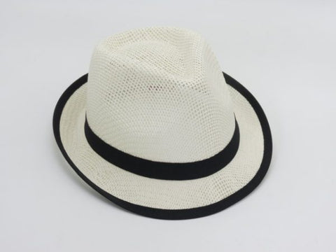 מגבעת יוניסקס מיוטה | ג'מייקה - מגבעת מעוצבת עשויה קש מק"ט: KR2218 | כובע קש לגבר | כובע קש | מגבעת קש