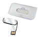 זכרון נייד USB2.0 מתקפל, גוף מתכת. דיסק און קי 32 GB מתכת מבריק | דיק און קי ממותג | זיכרון נייד מתכתי ממותג |
