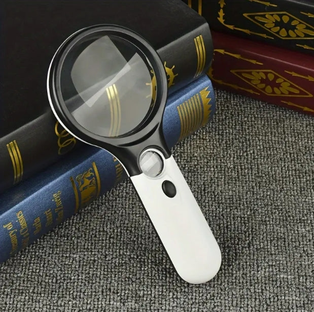 זכוכית מגדלת 2 ב1 | זכוכיצ מגדלת ממותגת | זכוכית מגדלת לפרסום | זכוכית מגדלת עם לוגו