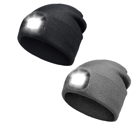 כובע צמר עם תאורת לד |כובע לד של Lifestyle Flashlight Outdoor | כובע צמר עם תאורת לד | כובע גרב עם פנס לד | כובע צמר לחיילים עם פנס
