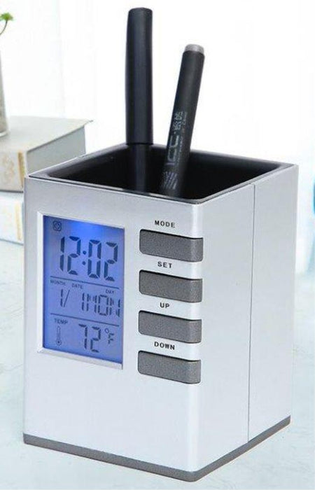 LCD מעמד עטים טרמוקלוק