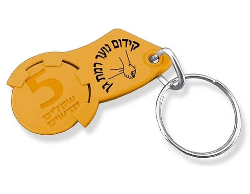 מחזיק מפתחות משחרר עגלות | מחזיק  מפתחות פותח עגלות סופר | סופר מרקט מחזיק מפתחות 