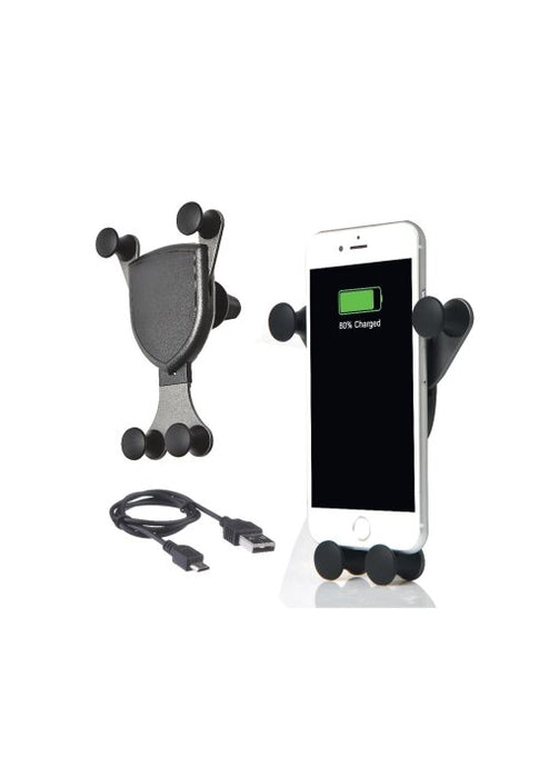 מחזיק נייד לרכב WIRELESS CAR CHARGER פטנט כולל מטען 10W אלחוטי