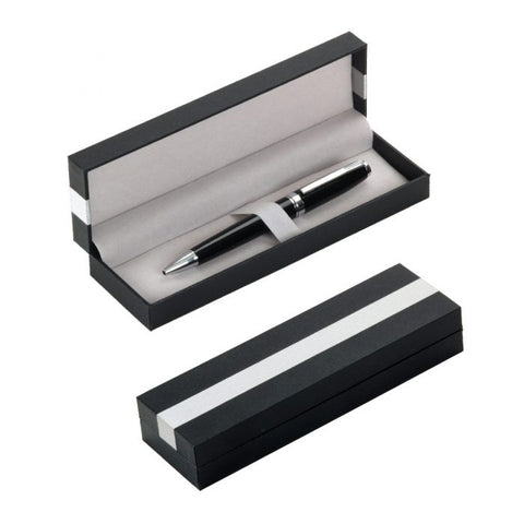 BX0082 קופסה מהודרת לעט בודד, זוג או שלושה עטים – טמפה | קופסה לעט ממותגת | קופסא לעט מתכת