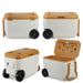 מק"ט: HP1638.14
טרק 38L – צידנית עם גלגלים
צידנית קשיחה עם גלגלי שטח וידית משיכה. | צידנית קשיחה על גלגלים 