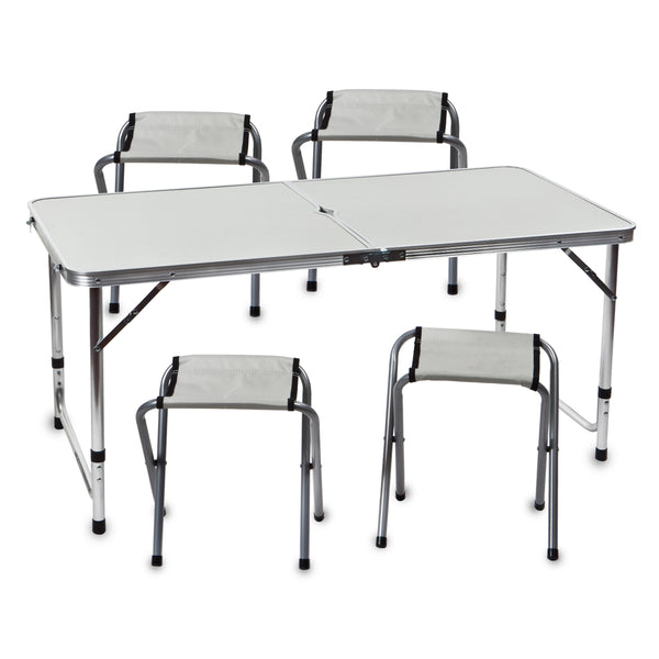 HP3100  שולחן מתקפל עם כסאות