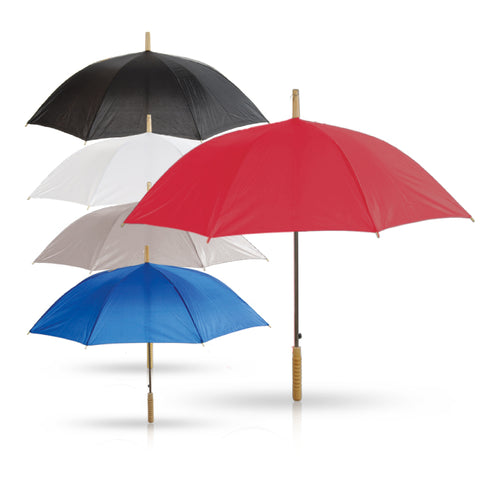 KR6886 • שואו מטריה ידית עץ מטריה 21 אינץ'  | מטריה ממותגת | מטריות ממותגות | מטריה לכנסים | מטריות עם לוגו | מטריה לפרסום 
