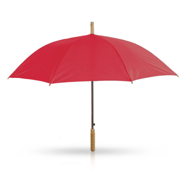 KR6886 • שואו מטריה ידית עץ מטריה 21 אינץ' | מטריה ממותגת | מטריות ממותגות | מטריה לכנסים | מטריות עם לוגו | מטריה לפרסום