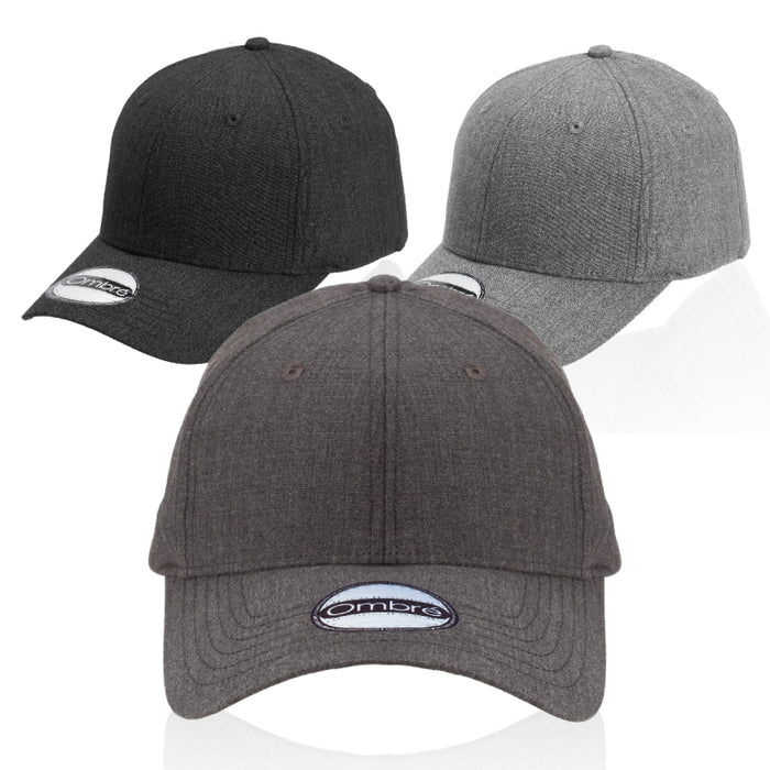 OM6150 • וינס כובע מצחייה 6 פאנל | כובע מצחיה מעוצב | כובע לרקמה מעוצב | ולנסיה כובע מצחייה 6 פאנל