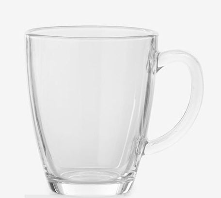 שקוף - ספל זכוכית