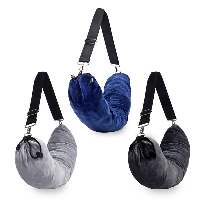 כרית טיסה - כרית צוואר למילוי עצמי