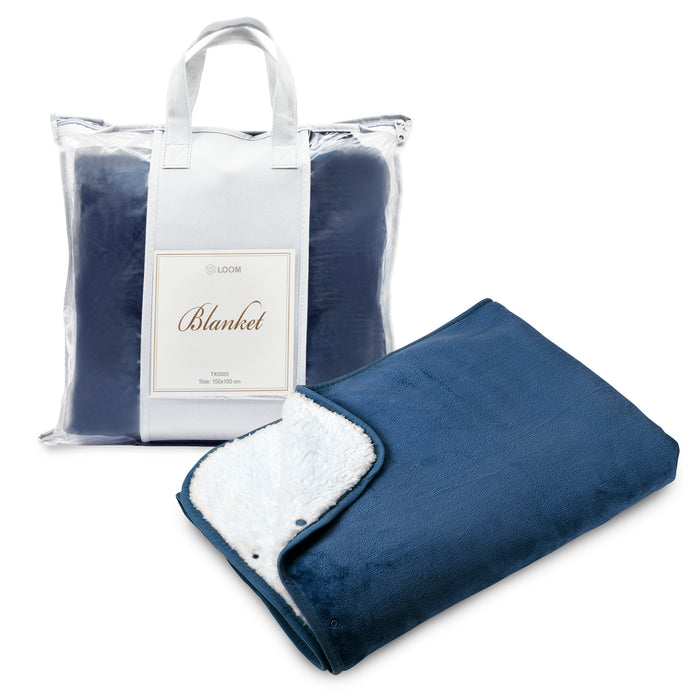 שמיכת פינוק נסגרת לשכמייה, דו צדדית – סנואו