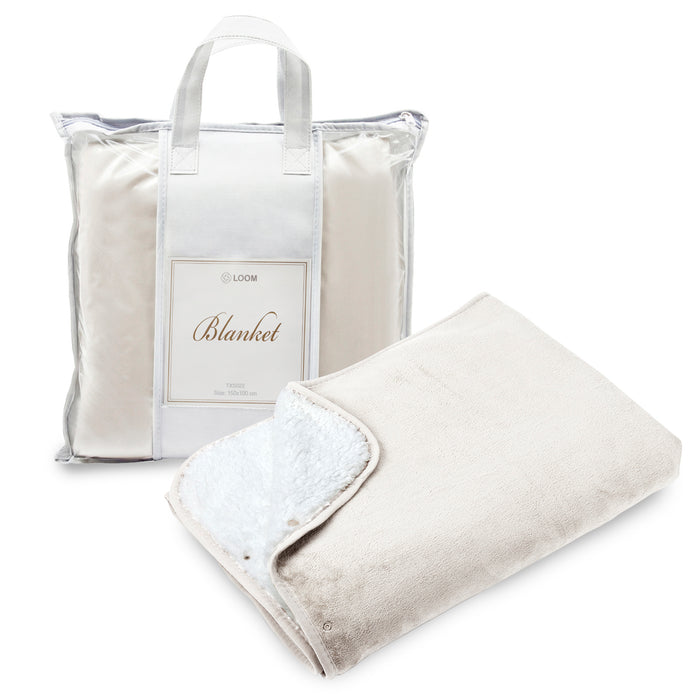 שמיכת פינוק נסגרת לשכמייה, דו צדדית – סנואו