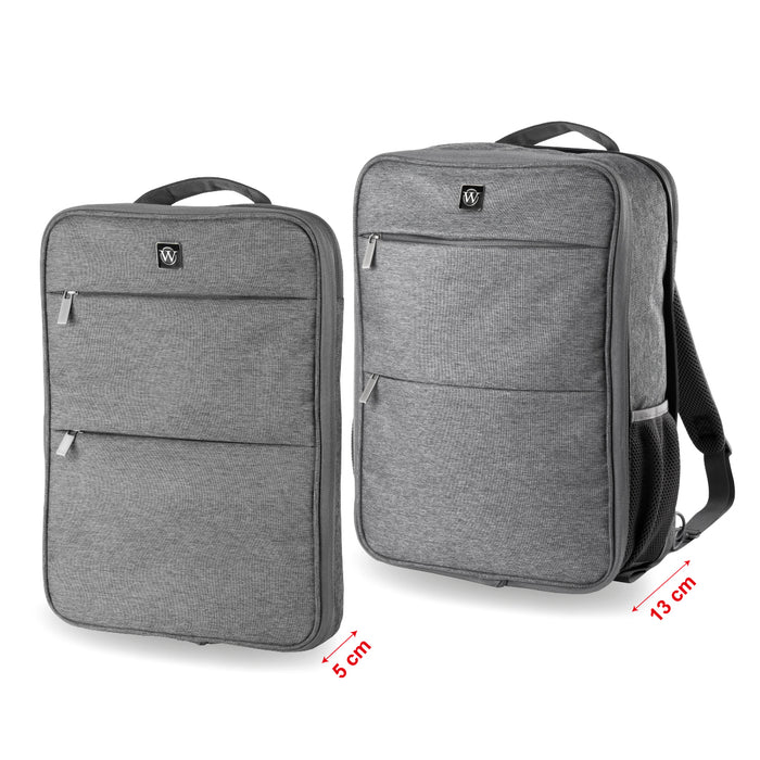 תיק גב מתרחב למחשב נייד WolBAG