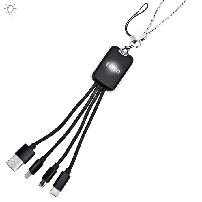 כבל טעינה מהיר עם תאורה – רוקס