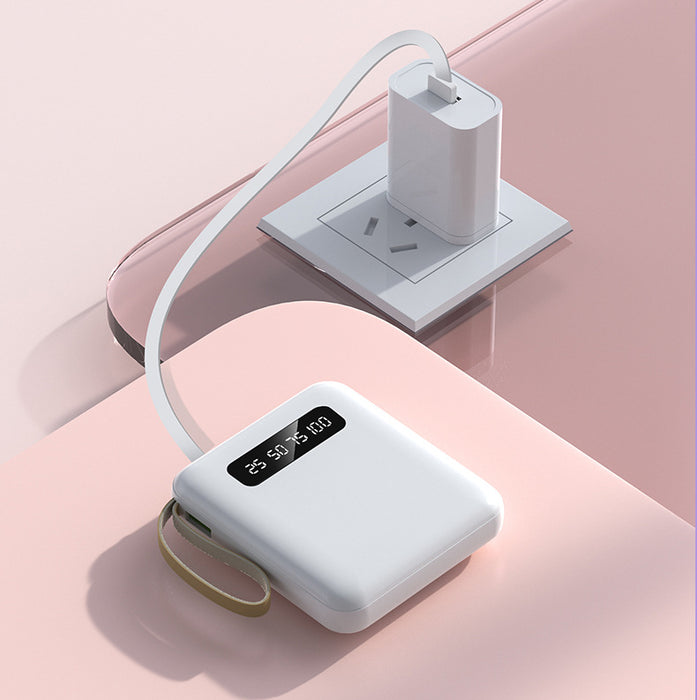 פאוור בנק עם כבלים ממותג דגם   נפח 10000mah | מק"ט: USB7086
מטען נייד נטען עם סט כבלים מובנים בסוללה- דיוניסוס
סוללה נטענת למכשירים ניידים.
סוללה Li-Ion נטענת בנפח 10,000mAh