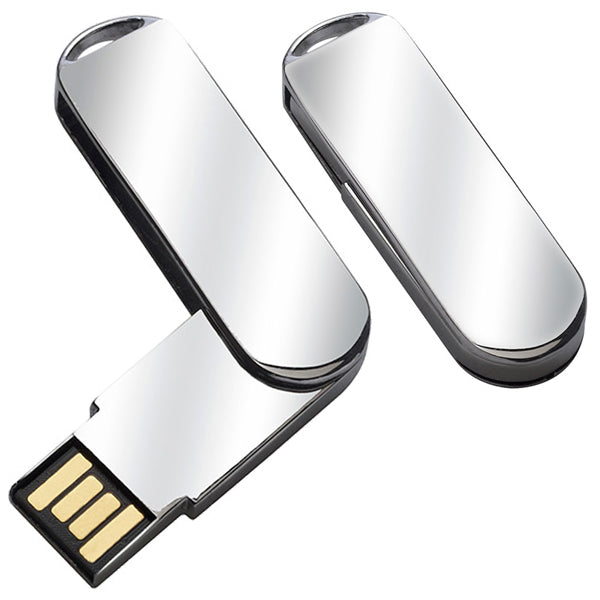 זכרון נייד USB2.0 מתקפל, גוף מתכת. דיסק און קי 32 GB מתכת מבריק | דיק און קי ממותג | זיכרון נייד מתכתי ממותג |
