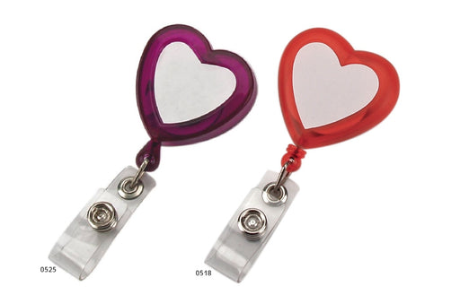 מחזיקי תג-שרוכי תלייה מק"ט: GT0051 מחזיק לתג לב מחזיק לתג עובד, לב, יויו תג עובד לב | יויו לב לתג עובד
