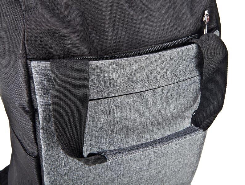 תיקי גב סוויס פיוז'ן תיק גב/ יד  SWISS GLOBAL BAG    דגם 150108-7 SWISS FUSION