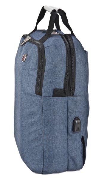 תיקי גב סוויס - תיק צד סוויס תיק גב/ יד  SWISS GLOBAL BAG  בייס  דגם 150110-2 SWISS BASE 
