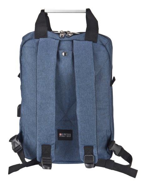 תיקי גב סוויס - תיק צד סוויס תיק גב/ יד  SWISS GLOBAL BAG  בייס  דגם 150110-2 SWISS BASE ה